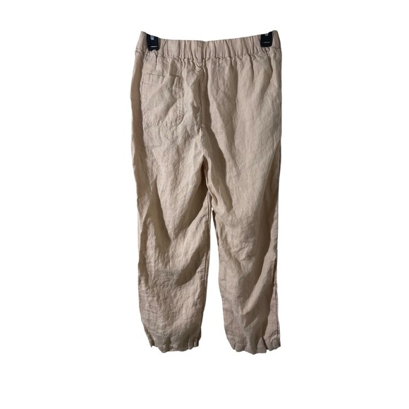 Quince European Linen Wide Leg Pants Size XS Beige Beachy Resort Quiet Luxury - Picture 2 of 8